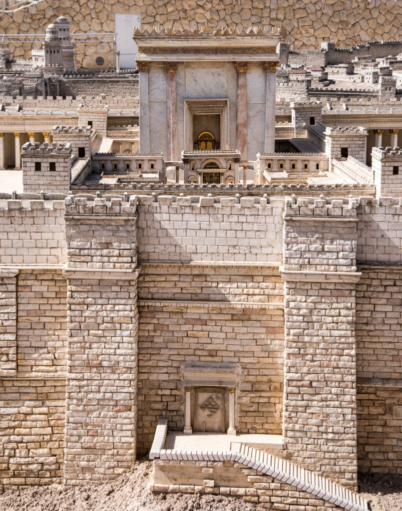Model of East Gate and Herod's Temple